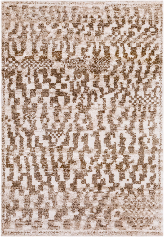 Surya Flokati FKT-2302 Camel Shag Abstract Rug