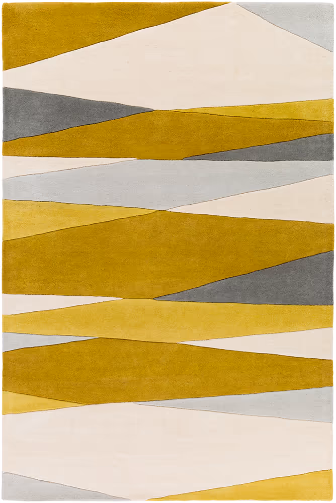 Surya Forum FM-7203 Cream Wool Abstract Rug
