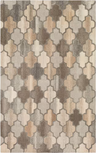 Surya Forum FM-7208 Dark Brown Wool Patterned Rug Product Image