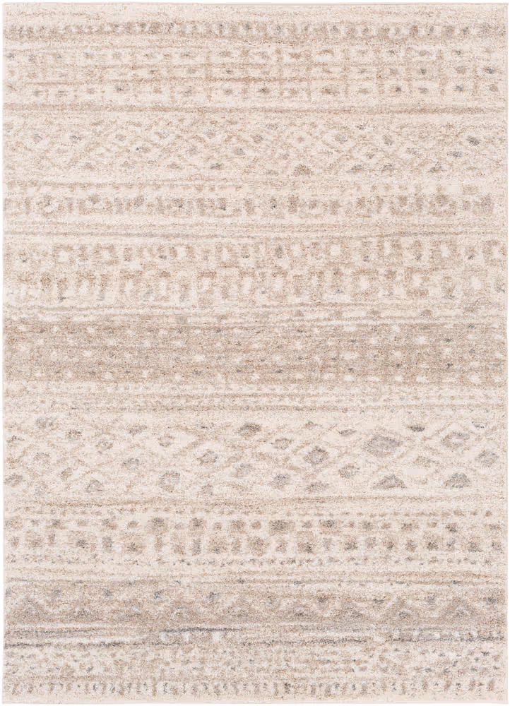 Surya Fowler FOW-1003 Light Gray Synthetic Abstract Rug