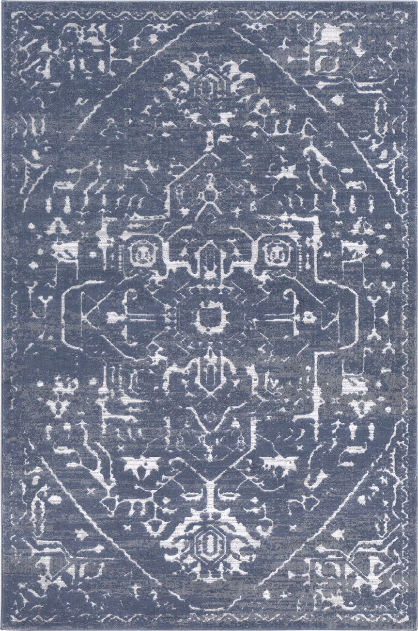 Modern Loom Florence FRO-2306 Blue Traditional Synthetic Rug