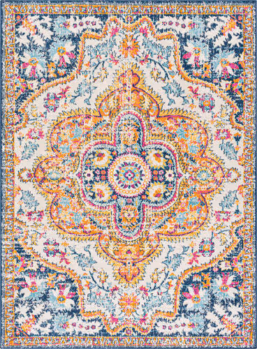 Modern Loom Albertram ALM-2333 Multi-Colored Power Loomed Synthetic Rug Product Image