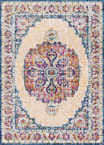 Modern Loom Albertram ALM-2334 Multi-Colored Power Loomed Synthetic Rug Product Image