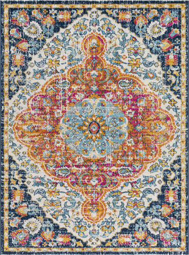 Modern Loom Floransa FSA-2347 Multi-Colored Power Loomed Synthetic Rug Product Image