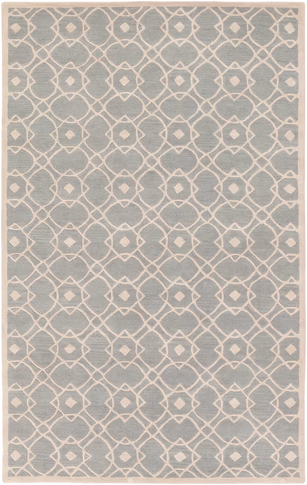 Surya Goa Hand Tufted Light Gray Patterned Modern Rug