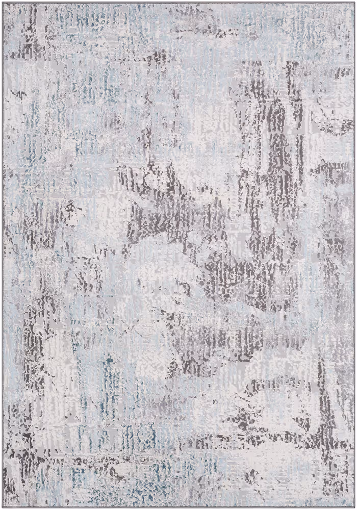 Surya Genesis GNS-2307 Medium Gray Abstract Synthetic Rug