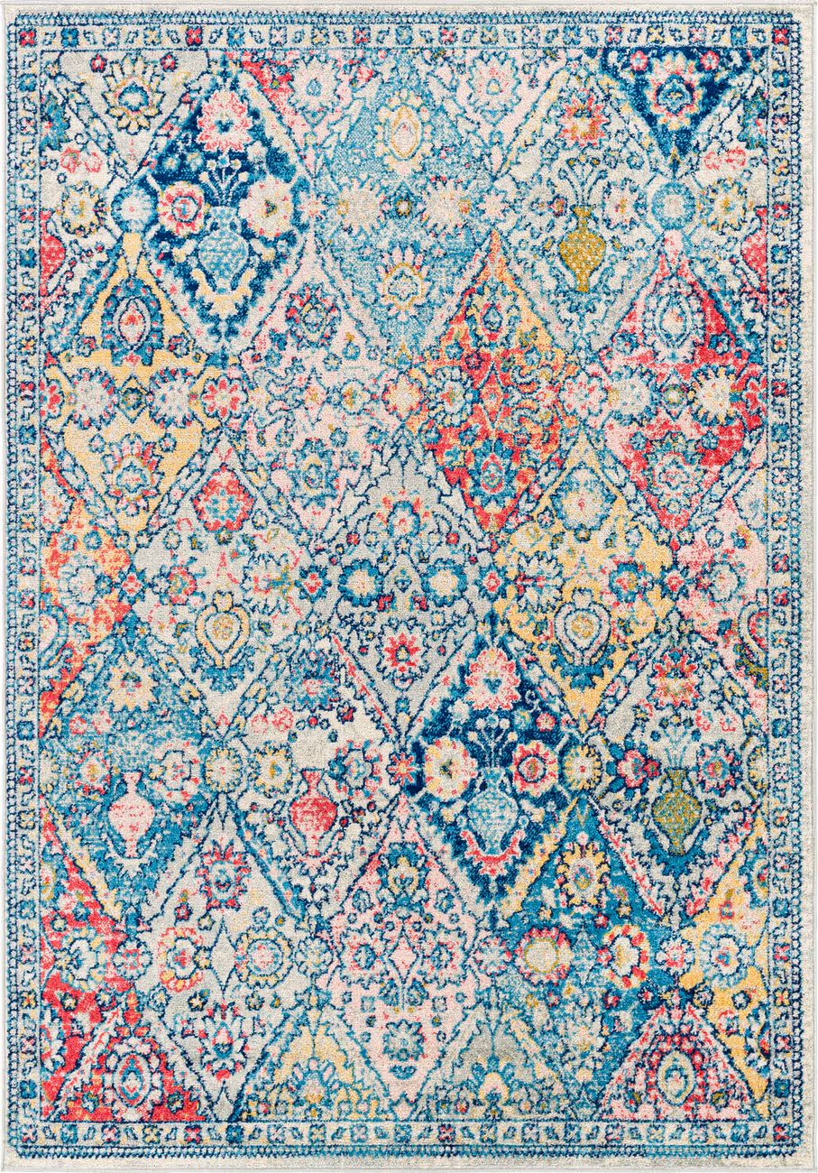 Modern Loom Harput HAP-1100 Multi-Colored Power Loomed Synthetic Rug