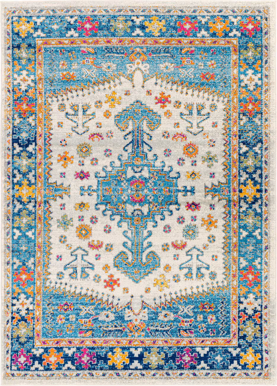 Modern Loom Harput HAP-1101 Multi-Colored Power Loomed Synthetic Rug