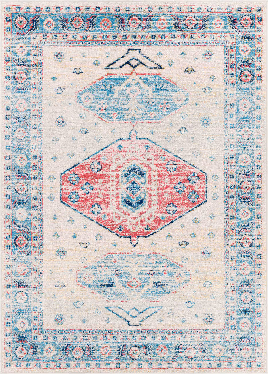 Modern Loom Alchir ALR-1108 Multi-Colored Power Loomed Synthetic Rug