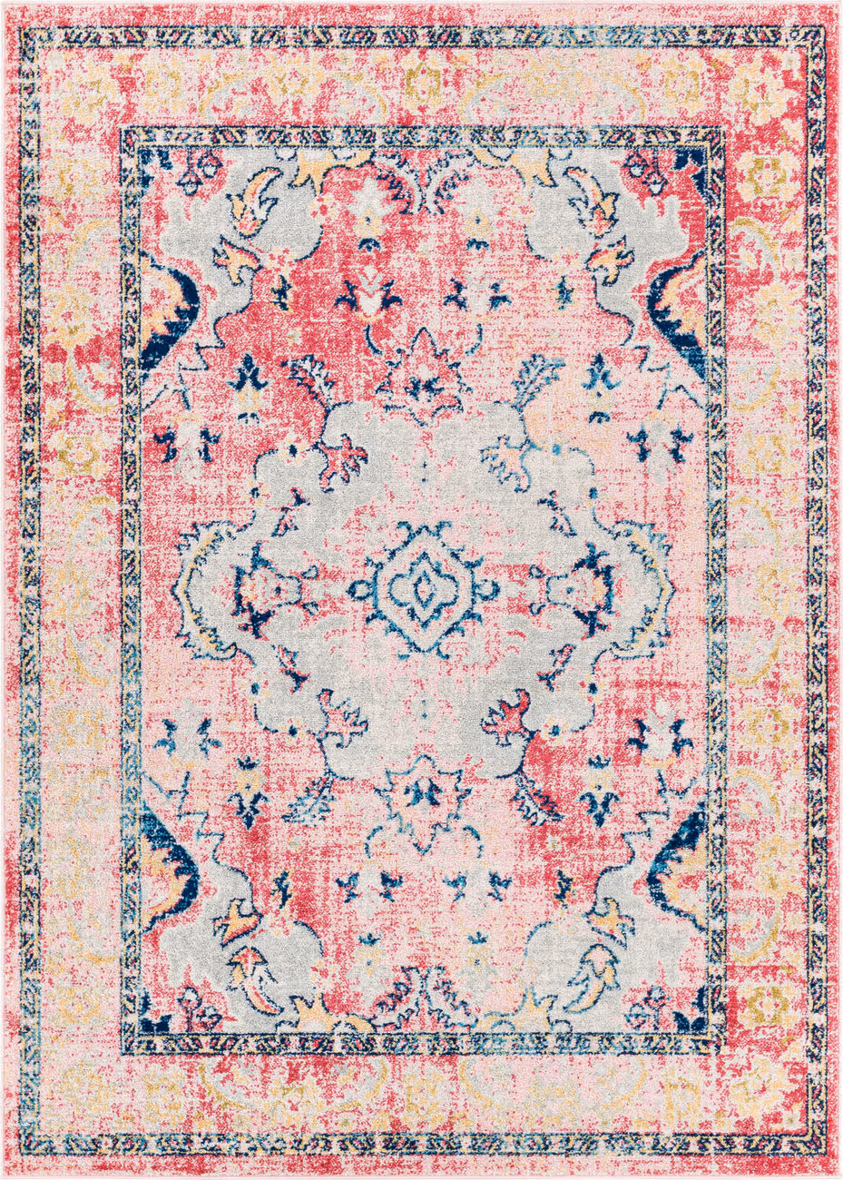 Modern Loom Alchir ALR-1115 Multi-Colored Power Loomed Synthetic Rug