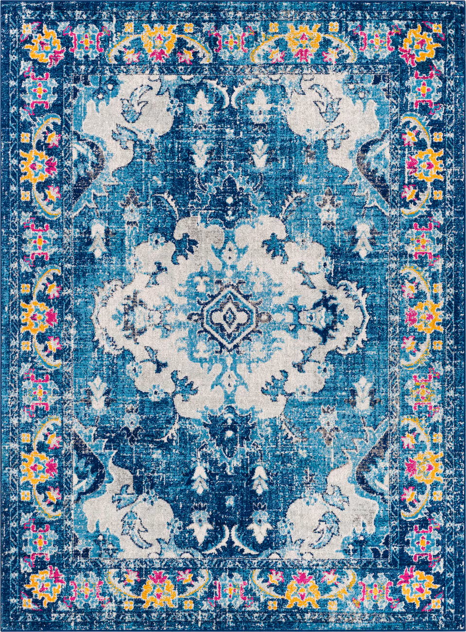 Modern Loom Alchir ALR-1119 Multi-Colored Power Loomed Synthetic Rug