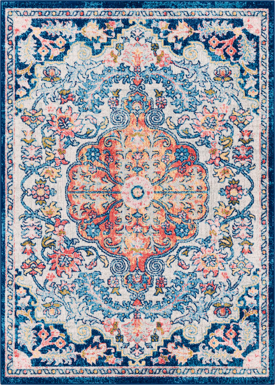 Modern Loom Alchir ALR-1123 Multi-Colored Power Loomed Synthetic Rug
