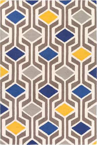 Surya Hilda HDA-2385 Medium Gray Abstract Wool Rug Product Image