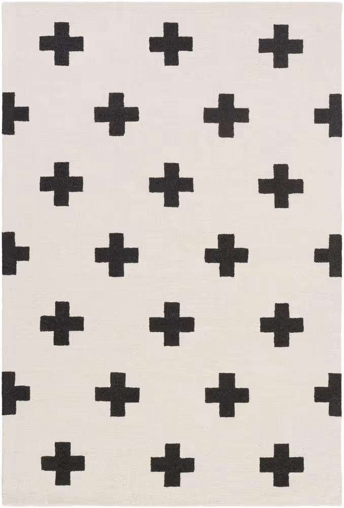 Surya Hilda HDA-2390 Cream Wool Abstract Rug