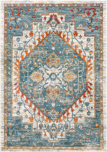 Surya Herati HER-2300 Aqua Bordered Transitional Rug Product Image