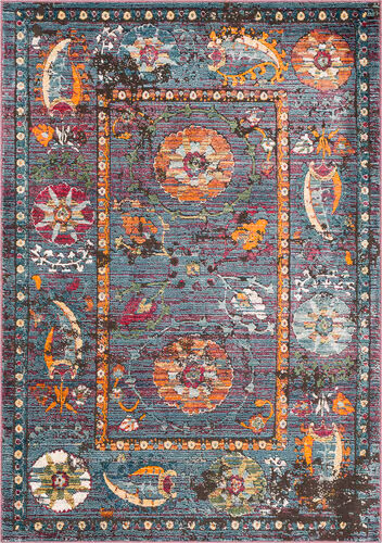 Surya Herati HER-2302 Aqua Synthetic Traditional Rug Product Image