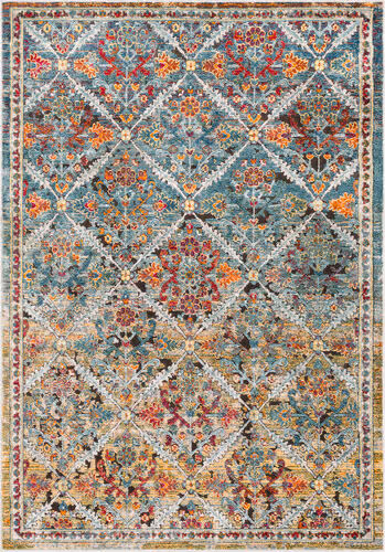 Surya Herati HER-2303 Aqua Traditional Bordered Rug Product Image