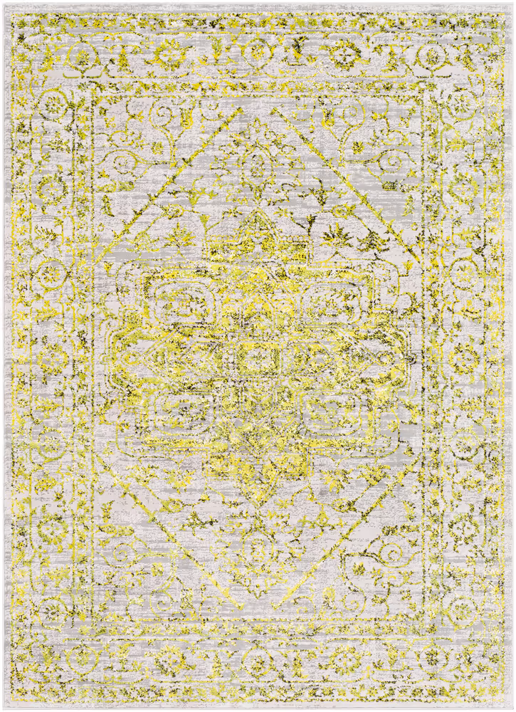 Surya Himalayan HIM-2303 Bright Yellow Transitional Traditional Rug