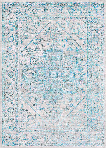 Surya Himalayan HIM-2304 Pale Blue Traditional Bordered Rug Product Image
