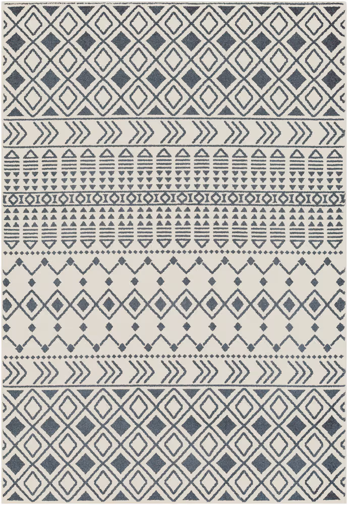 Surya Horizon HRZ-2316 Medium Gray Patterned Synthetic Rug