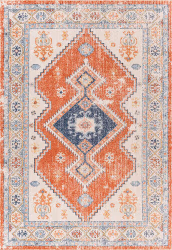 Modern Loom Huntington Beach HTB-2304 Multi-Colored Power Loomed Synthetic  Rug Product Image