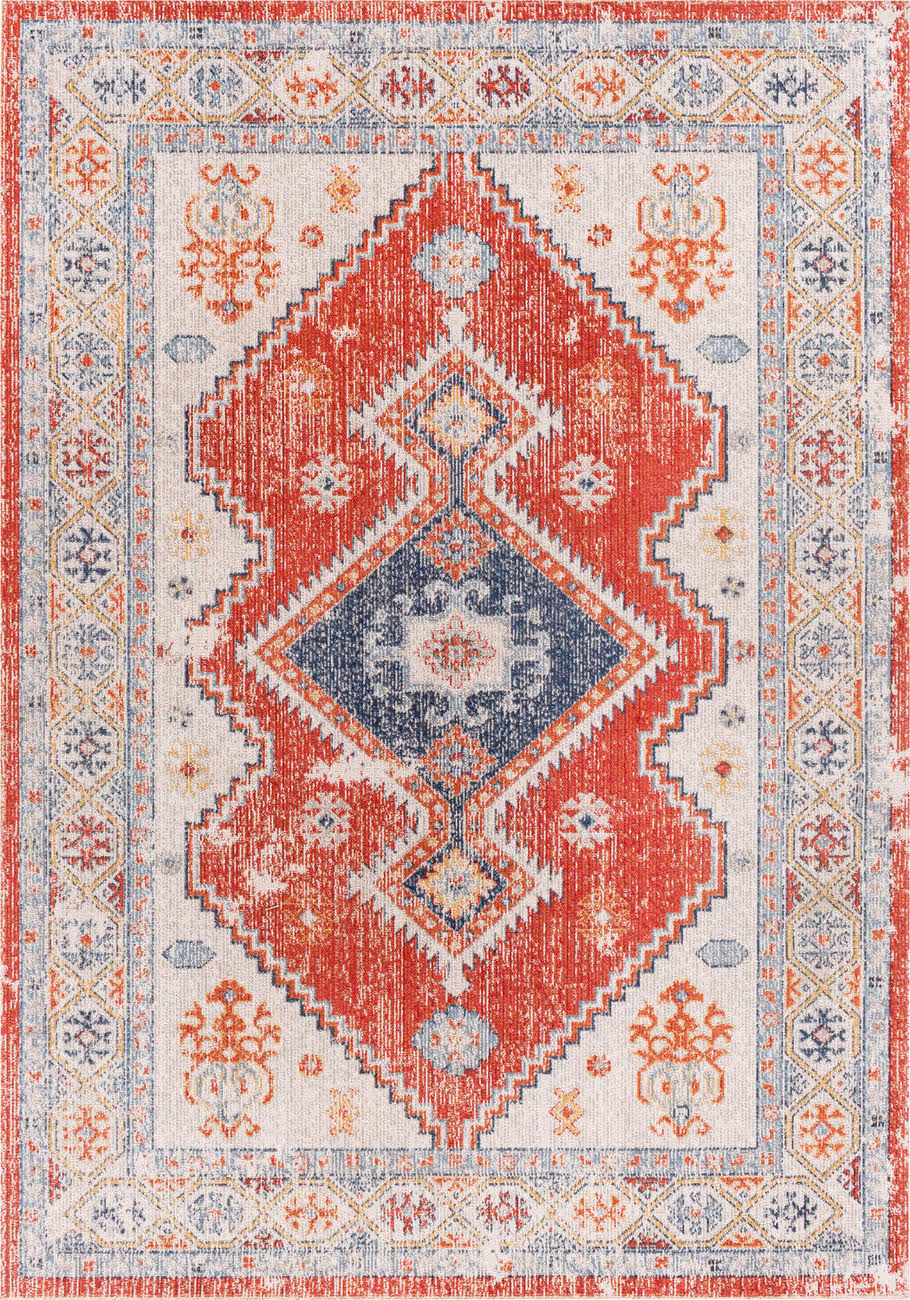 Modern Loom Huntington Beach HTB-2305 Multi-Colored Power Loomed Synthetic Rug