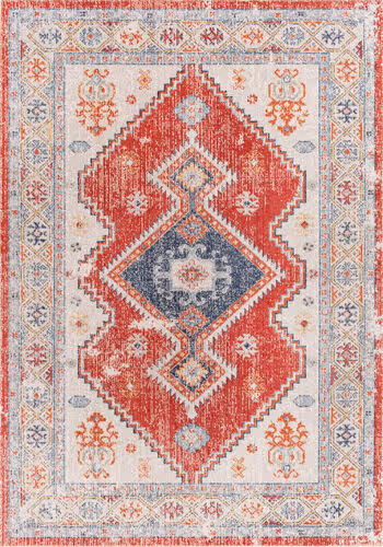 Modern Loom Huntington Beach HTB-2305 Multi-Colored Power Loomed Synthetic  Rug Product Image