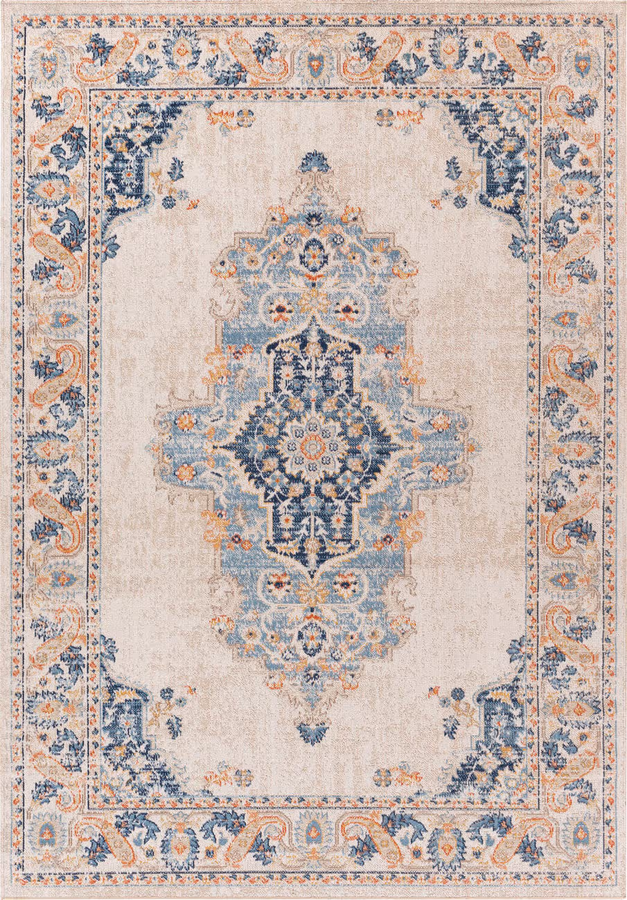Modern Loom Huntington Beach HTB-2315 Multi-Colored Power Loomed Synthetic Rug