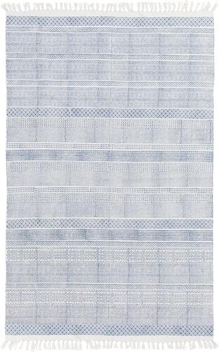 Surya Idina IDI-8800 Dark Blue Striped Cotton Rug Product Image