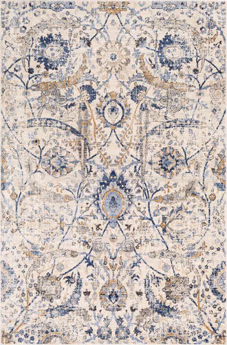 Surya Alchird ALD-2320 Blue Transitional Floral Rug Product Image