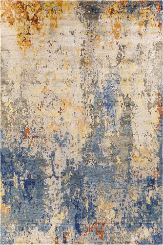 Modern Loom Imola IML-1006 Multi-Colored Hand Knotted Silk Rug Product Image