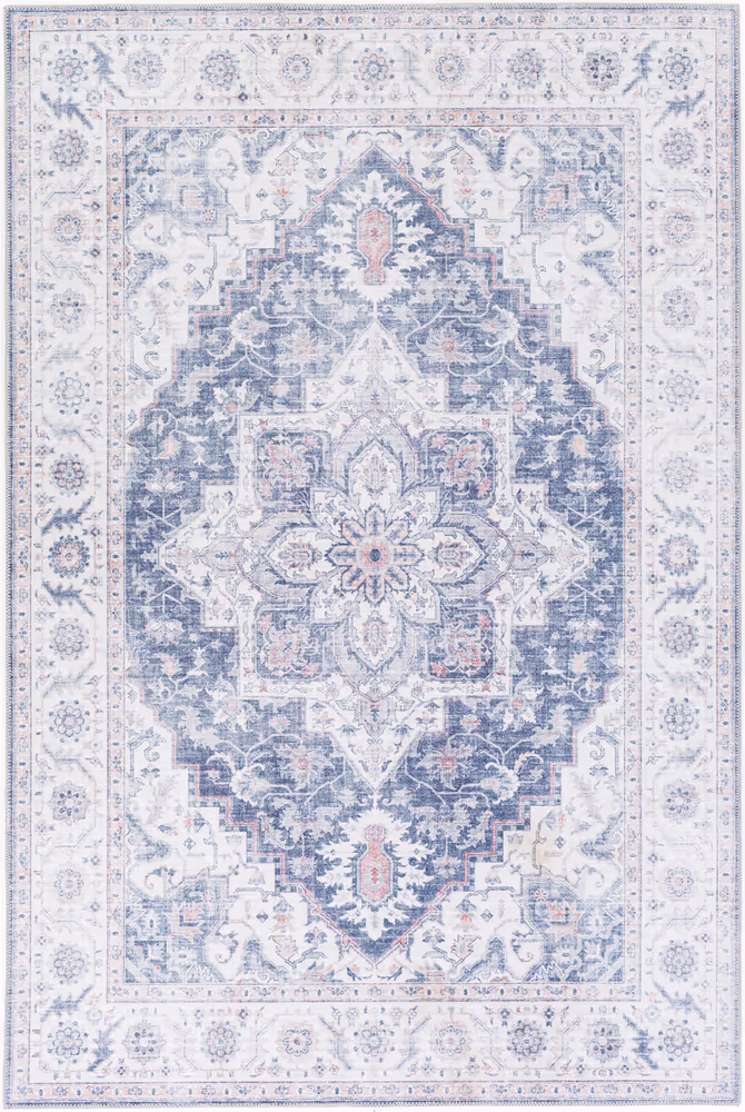 Surya Aldah ALH-2302 Navy Synthetic Traditional Rug