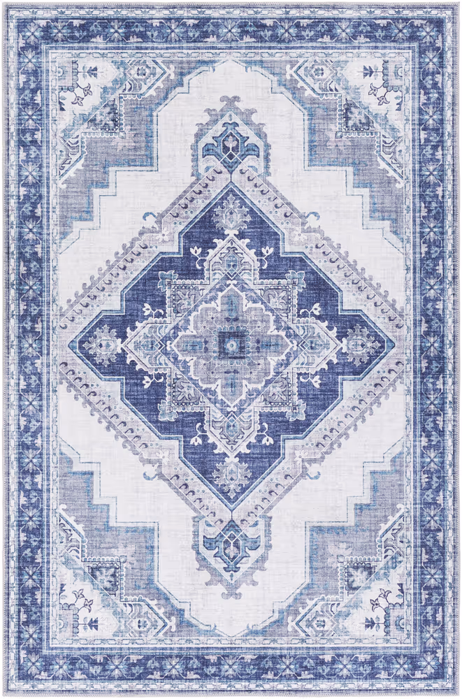 Surya Aldah ALH-2303 Navy Synthetic Traditional Rug