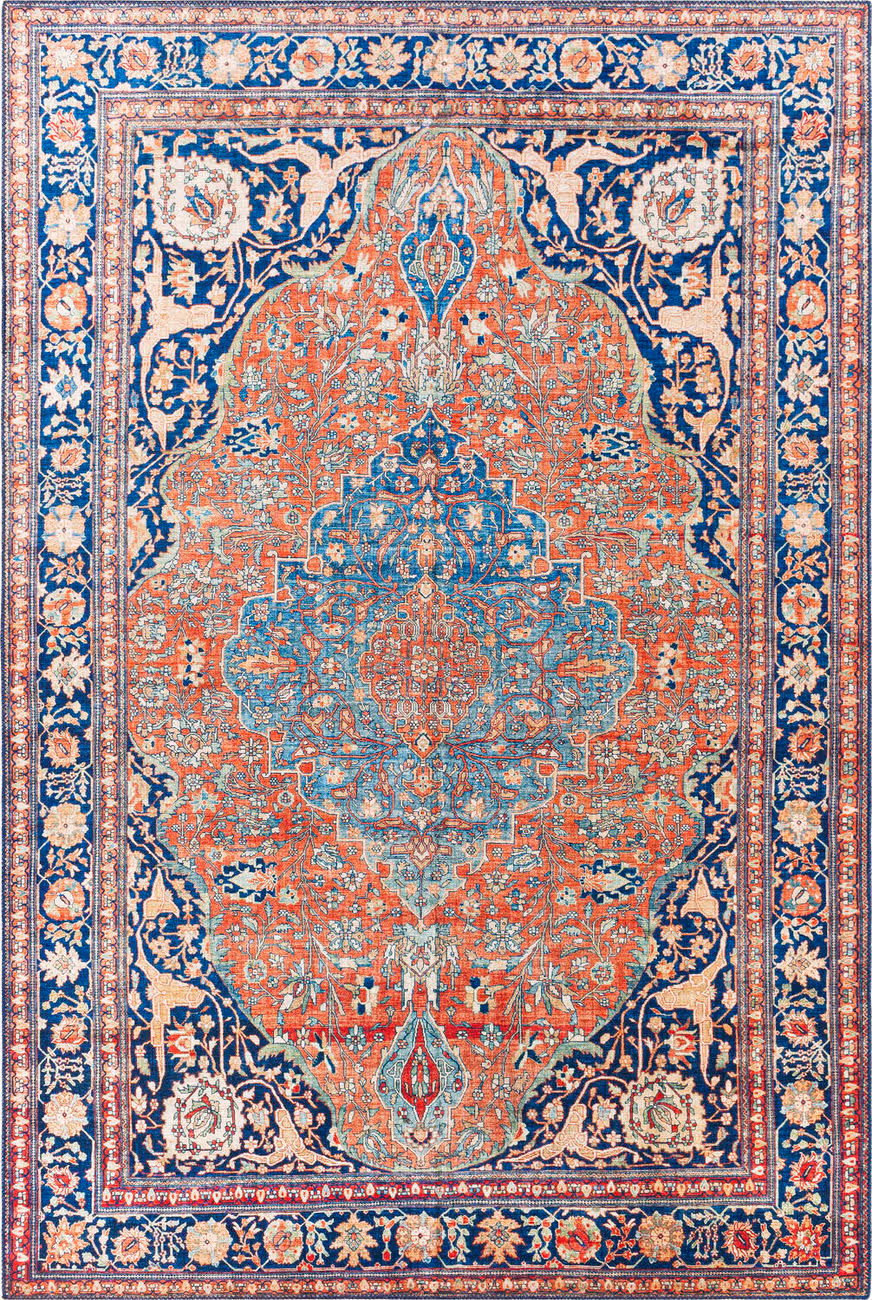 Modern Loom Aldah ALH-2333 Multi-Colored Power Loomed Synthetic Rug