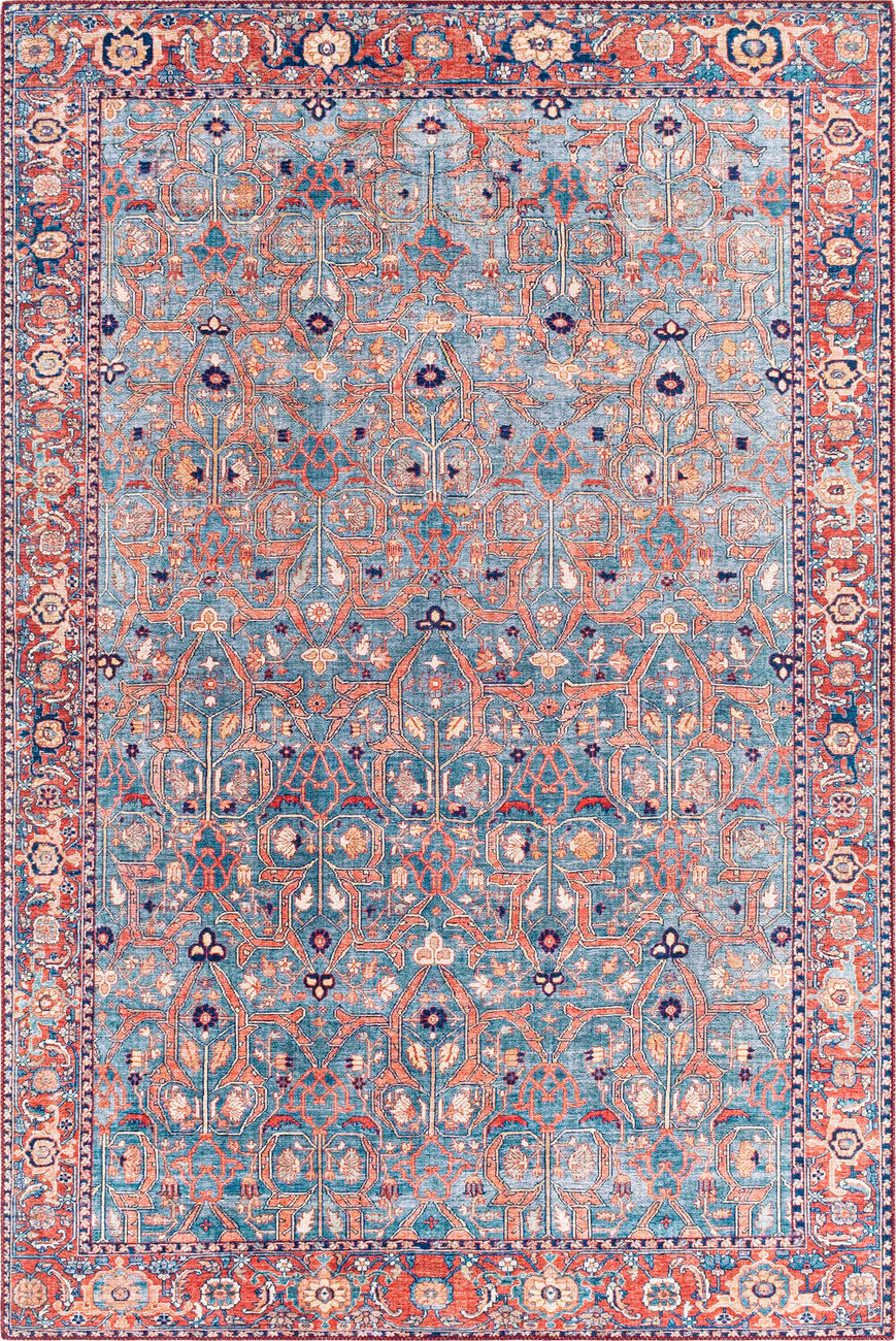 Modern Loom Aldah ALH-2334 Multi-Colored Power Loomed Synthetic Rug