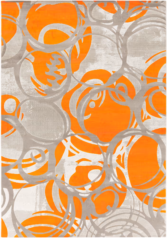 Surya Jax JAX-5000 Burnt Orange Synthetic Abstract Rug