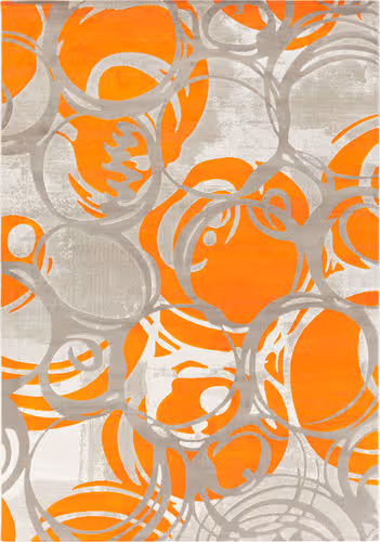 Surya Jax JAX-5000 Burnt Orange Synthetic Abstract Rug Product Image