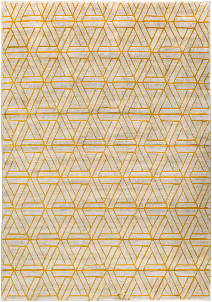Surya Jax JAX-5027 Mustard Abstract Synthetic Rug