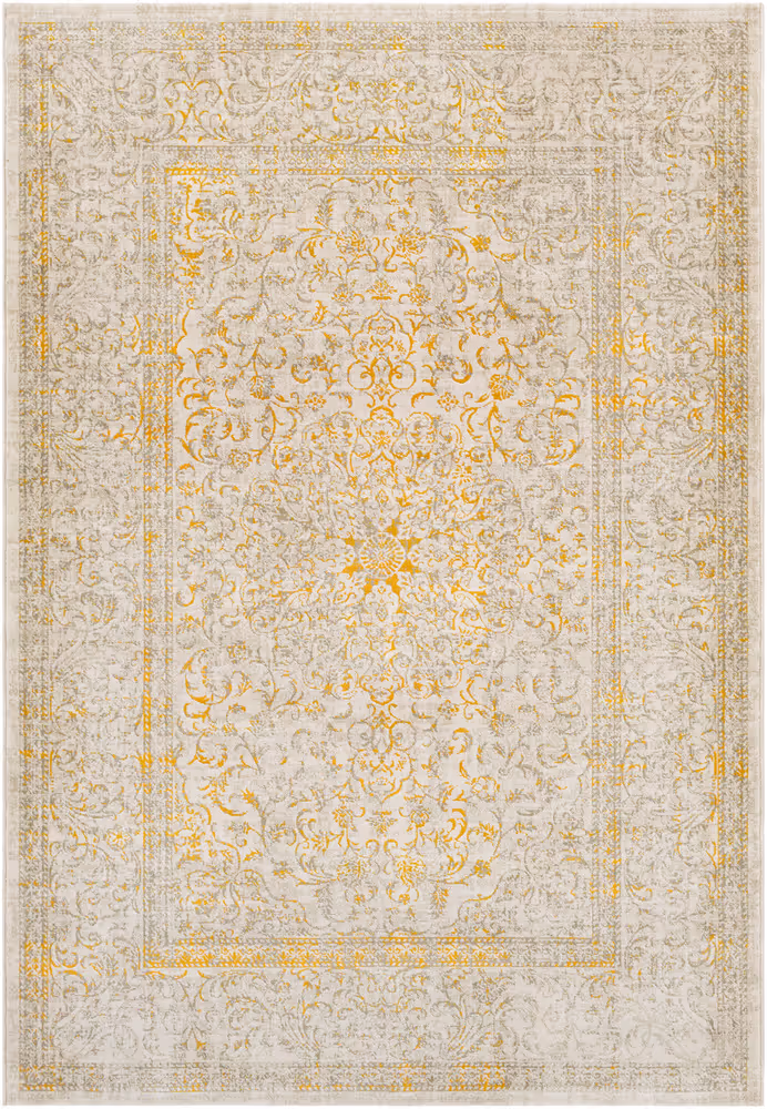 Surya Jax JAX-5040 Mustard Traditional Synthetic Rug