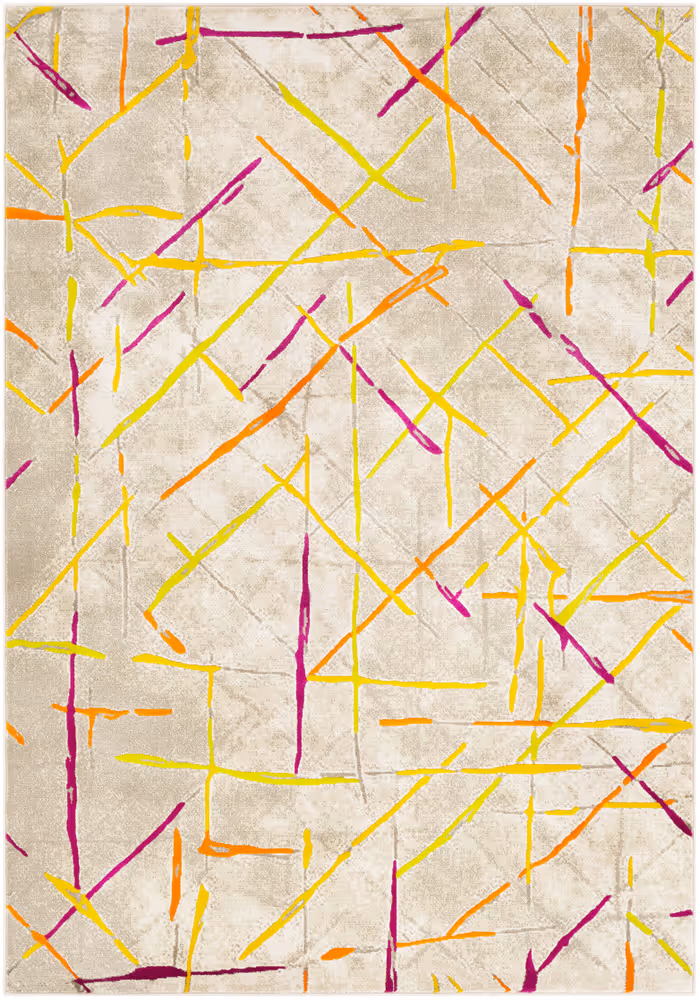 Surya Jax JAX-5062 Mustard Abstract Synthetic Rug