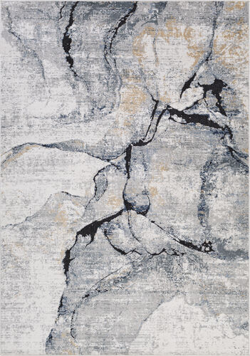 Modern Loom Aldebari ALI-2316 Gray Power Loomed Synthetic Rug Product Image