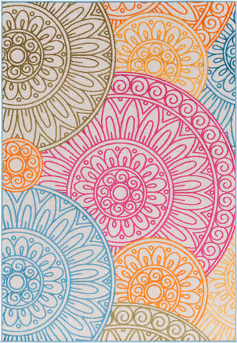 Surya Jolene JOL-1003 Bright Pink Synthetic Outdoor Rug Product Image