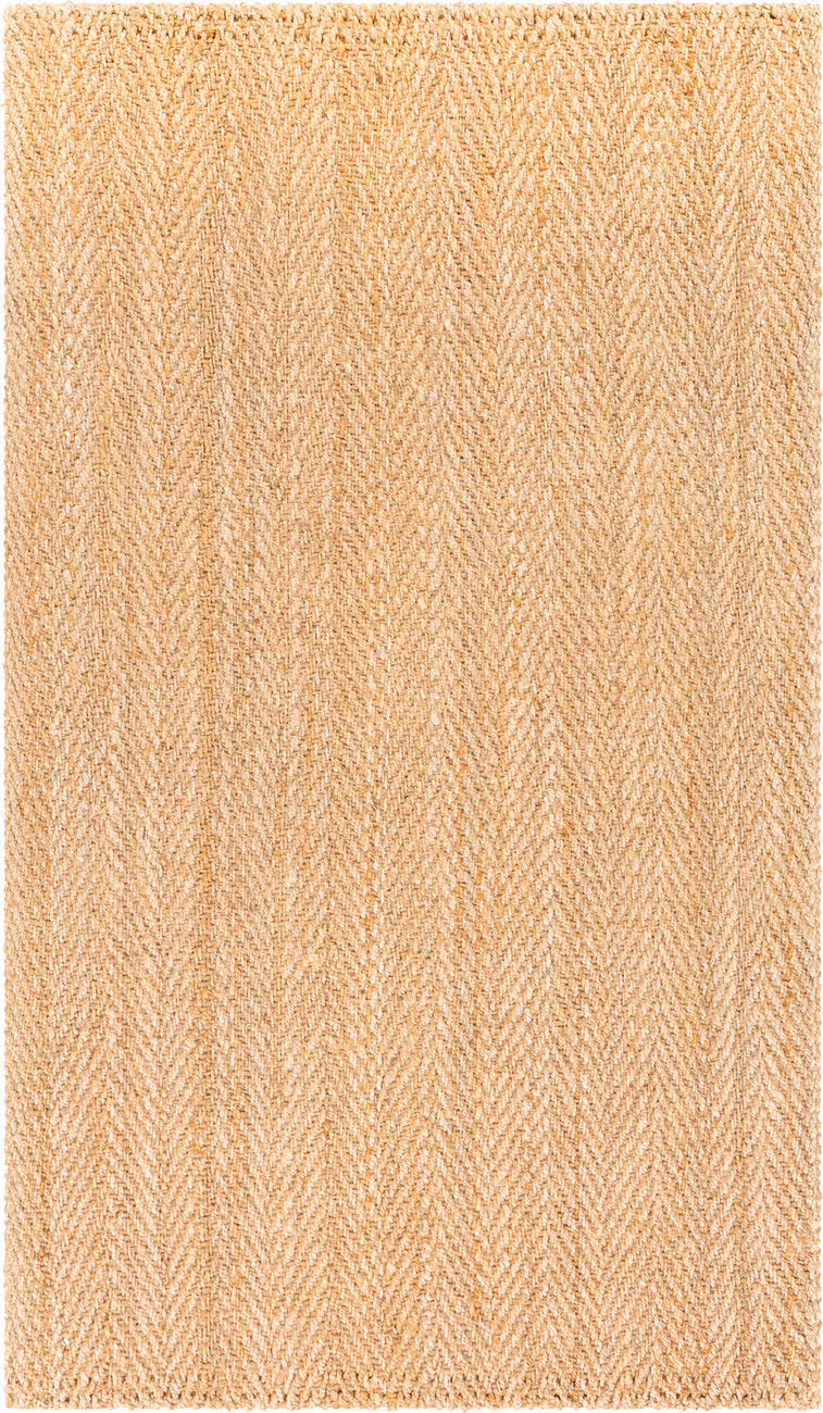 Modern Loom Jute Woven Js-1000 Beige Hand Woven Natural Fiber Rug
