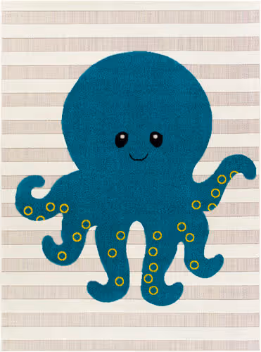 Modern Loom Kindergarten KGT-2302 Multi-Colored Power Loomed Synthetic Rug Product Image