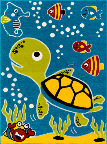 Modern Loom Kindergarten KGT-2303 Multi-Colored Power Loomed Synthetic Rug Product Image