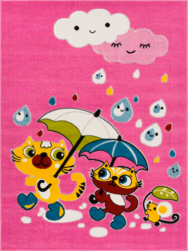 Modern Loom Kindergarten KGT-2308 Multi-Colored Power Loomed Synthetic Rug Product Image