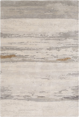 Kavita KVT-2303 Gray Abstract Silk Rug Product Image