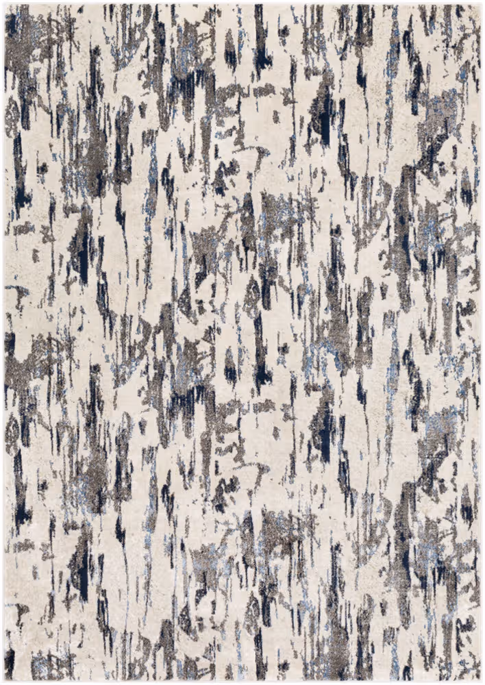 Surya Lagom LGM-2302 Charcoal Abstract Synthetic Rug