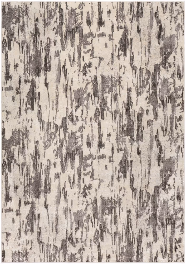 Surya Lagom LGM-2303 Medium Gray Abstract Synthetic Rug