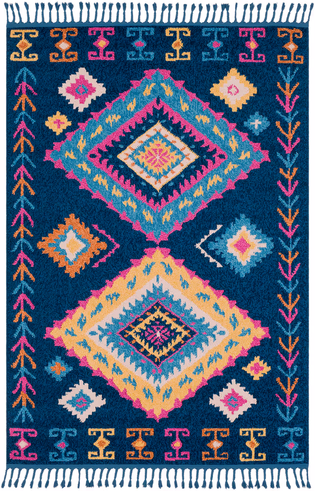 Surya Love LOV-2300 Navy Abstract Synthetic Rug
